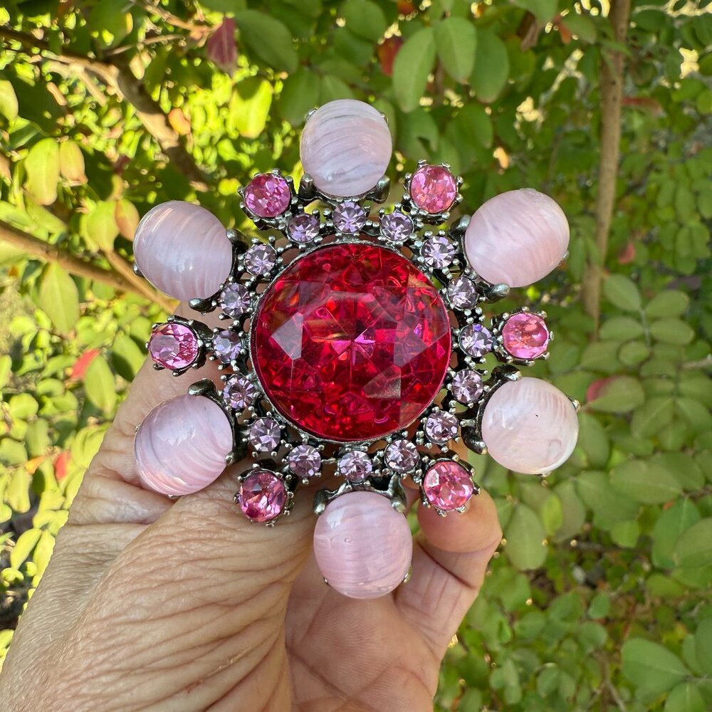 STUNNING GERARD YOSCA VINTAGE BROOCH PENDANT
